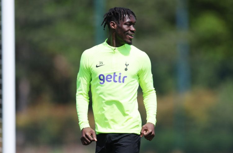 Japhet Tanganga of Tottenham Overwhelmed with Emotion at Latest Training