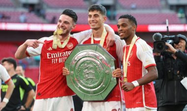 Response from Steven Bergwijn to Arsenal’s Young Player’s Community Shield Victory