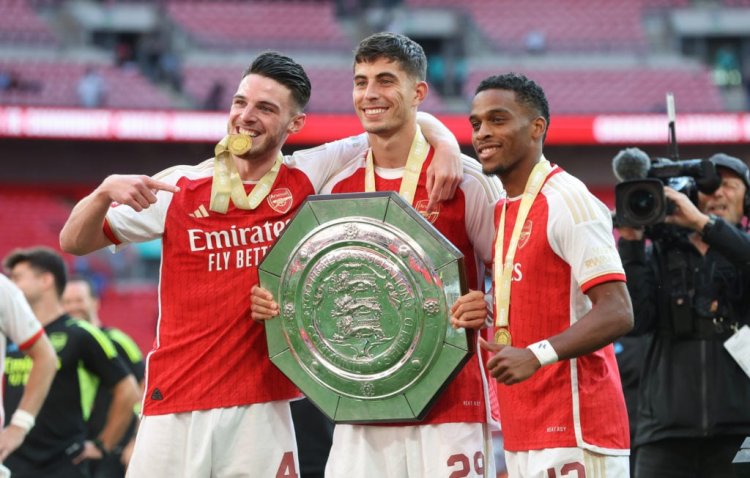 Response from Steven Bergwijn to Arsenal’s Young Player’s Community Shield Victory